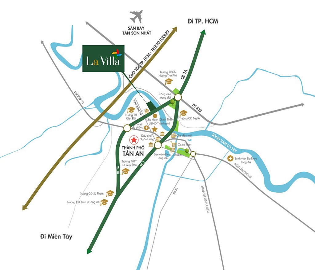 Vị trí dự án Lavilla Green City