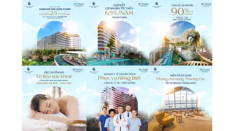 Hệ thống tổ hợp trị liệu chăm sóc sức khỏe tại Charm Hồ Tràm.