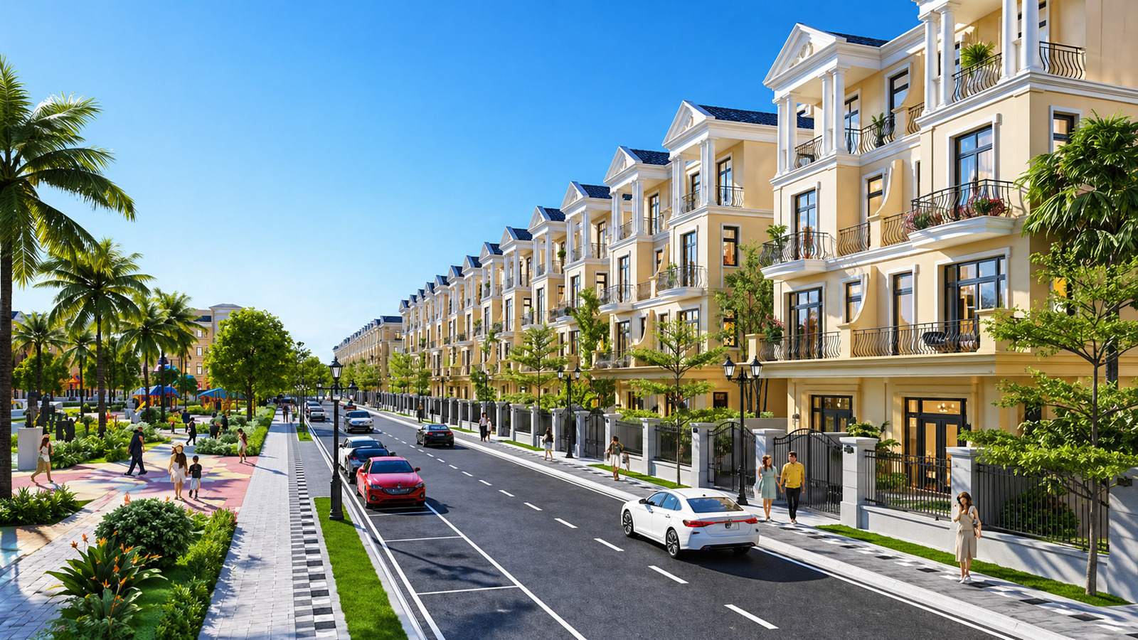 Sản phẩm nhà phố kinh doanh tại dự án Vinhomes Saigon Park